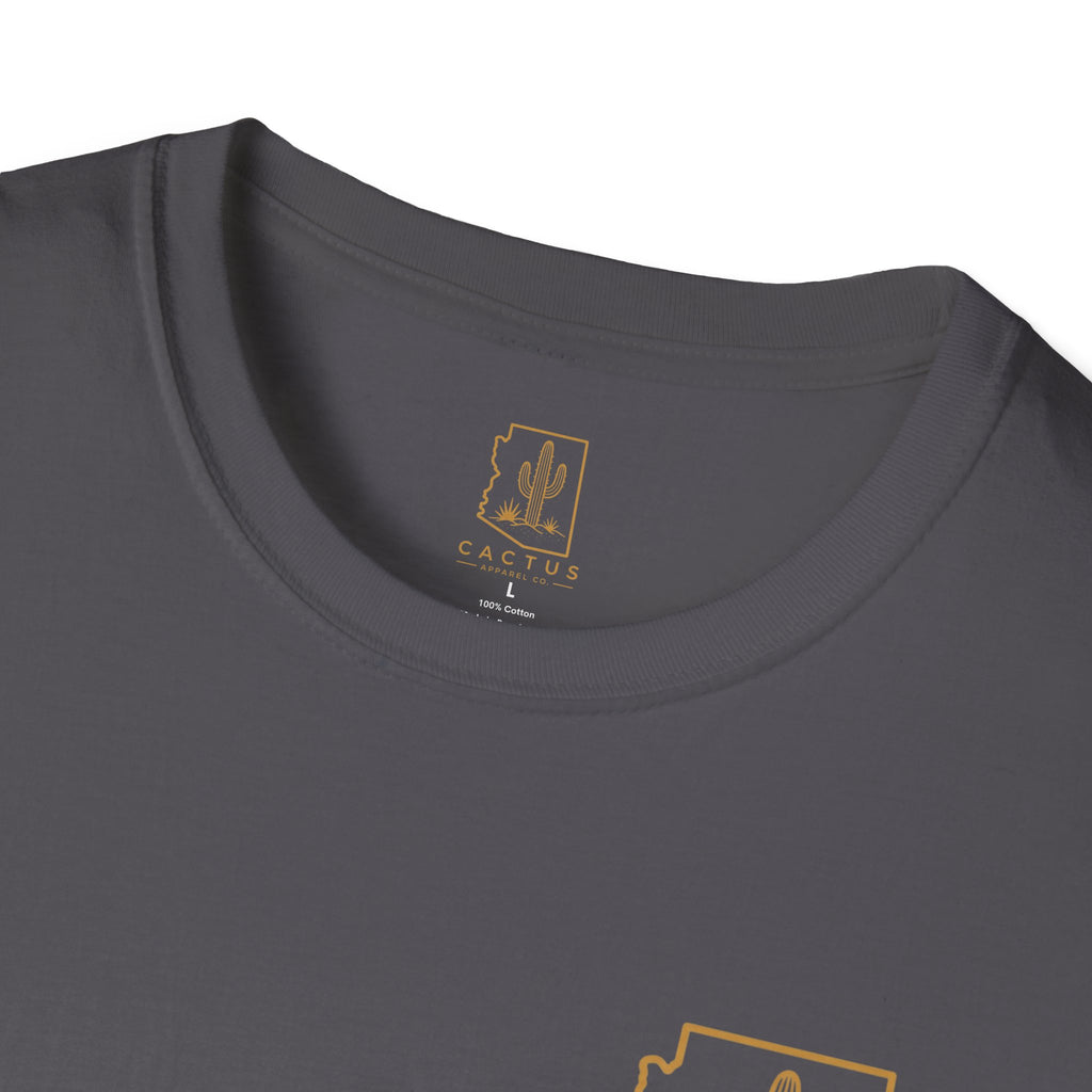 Cactus Apparel Co. Logo T-Shirt — Grey/Bronze Logo Tee