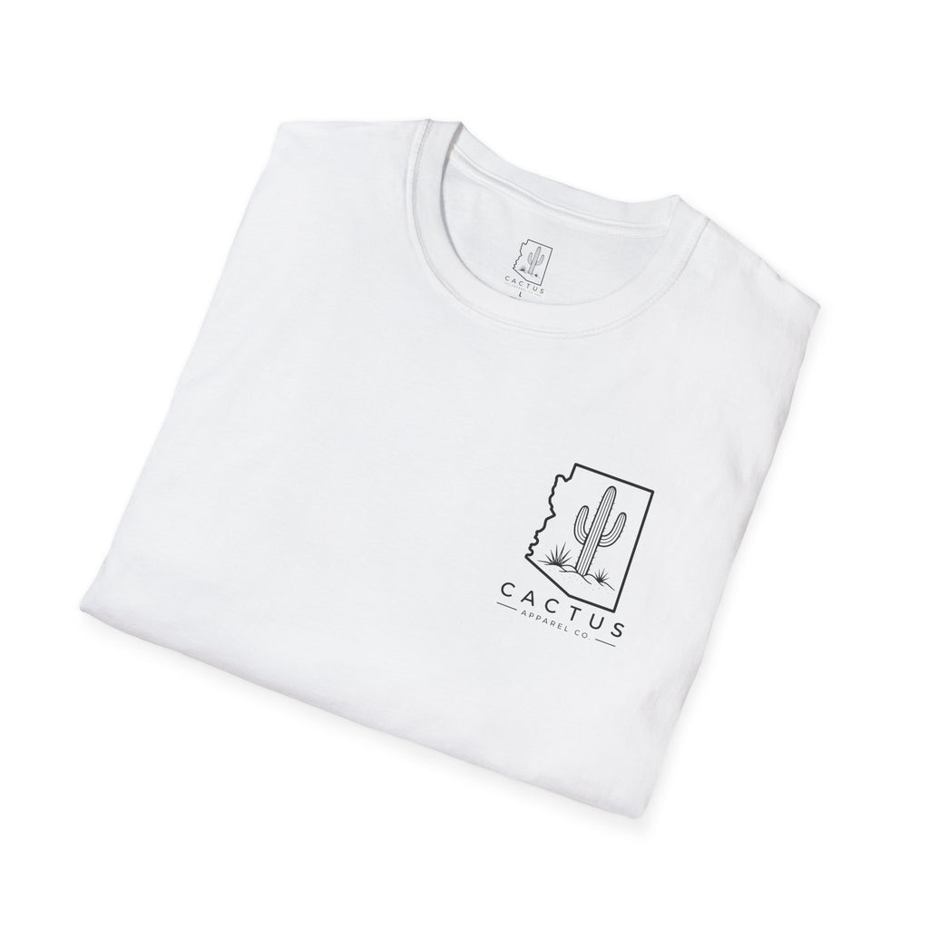 Cactus Apparel Co. Logo T-Shirt — White Logo Tee