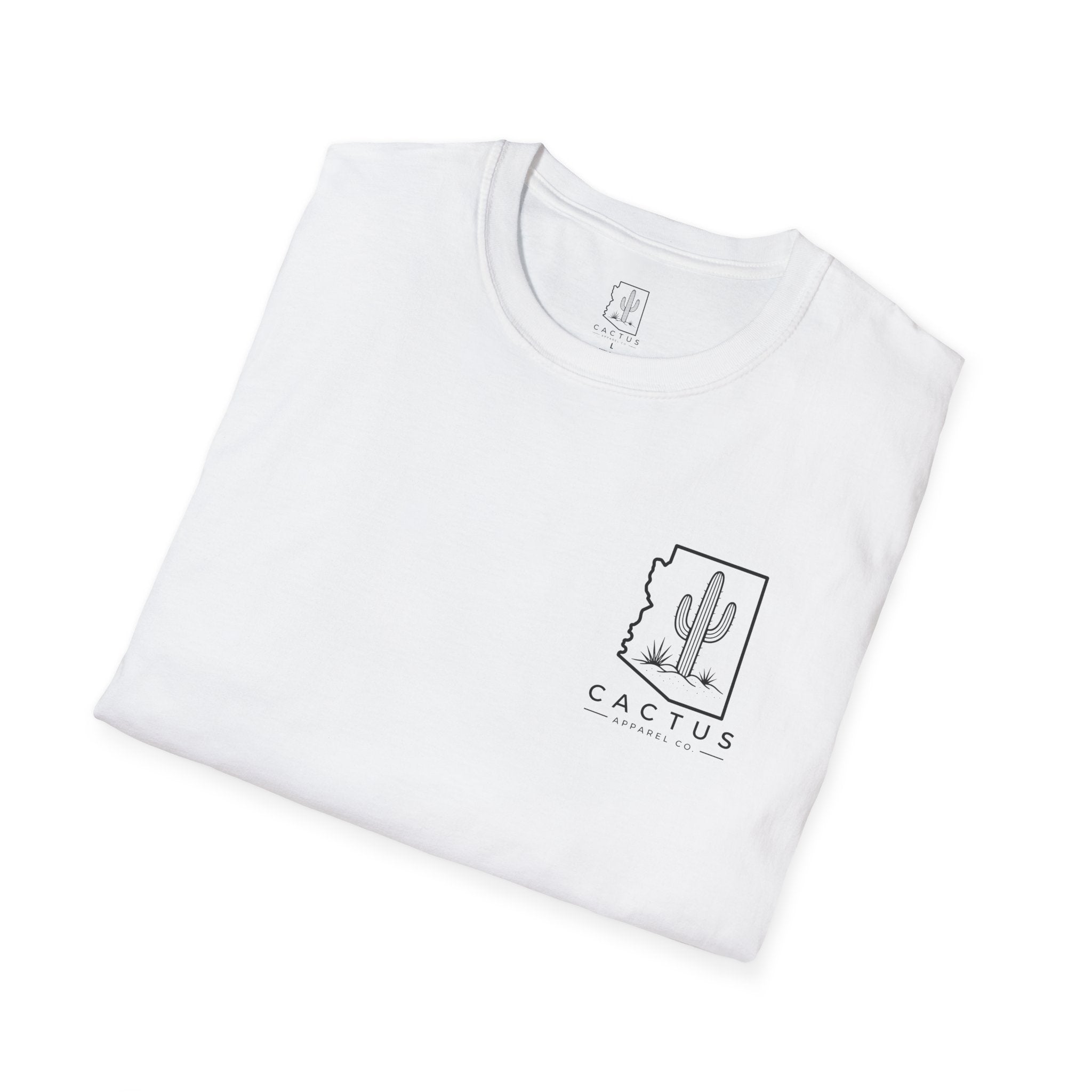 Cactus Apparel Co. Logo T-Shirt — White Logo Tee