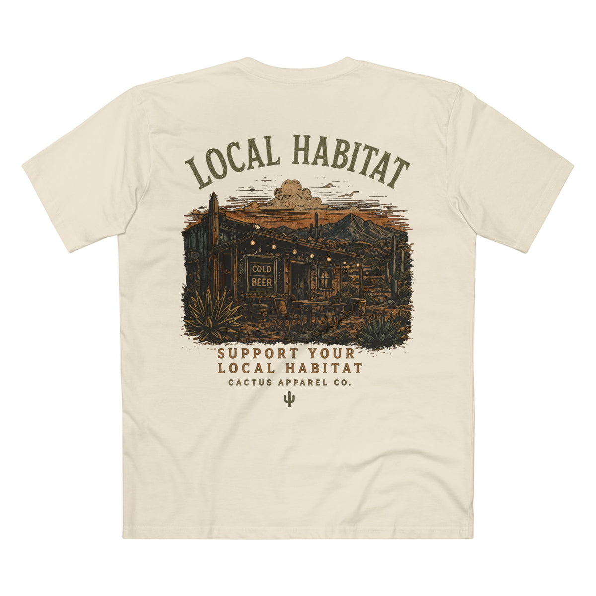 Local Habitat Tee — Desert Saloon Graphic T-Shirt | Summer 26' Collection