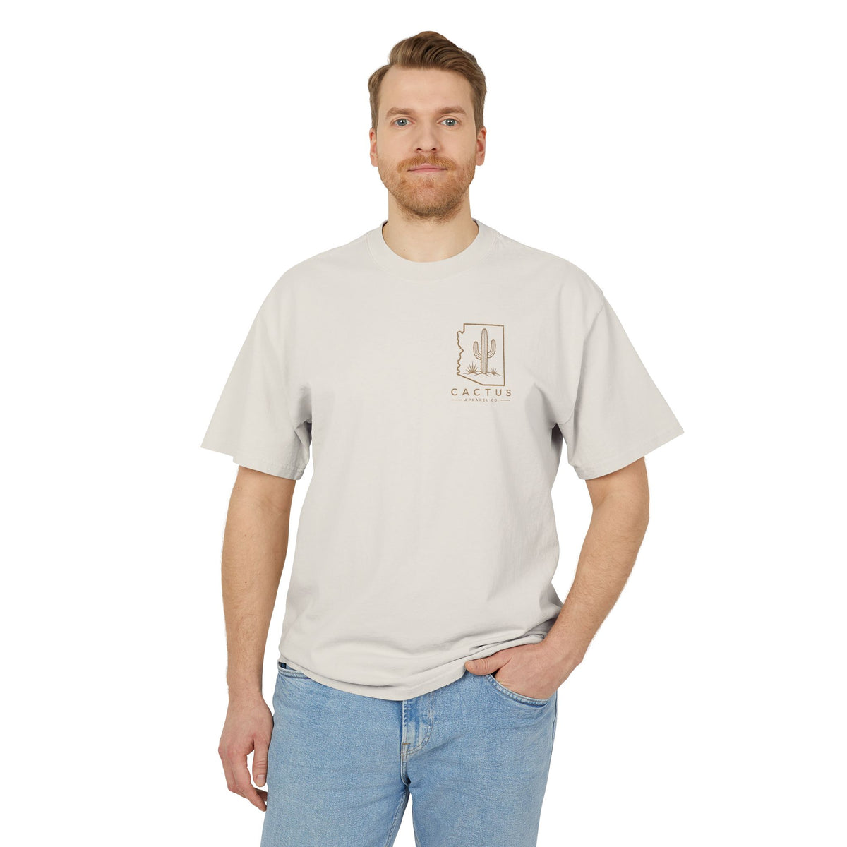 Cactus Campfire Tee — Desert Campfire Graphic T‑Shirt | Skeleton Collection