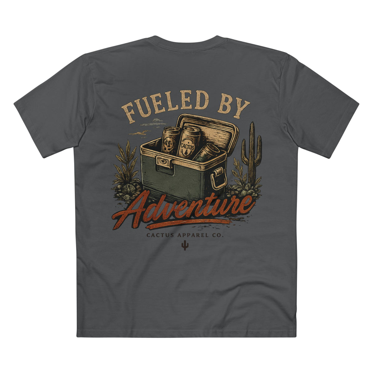 Fueled By Adventure Graphic Tee — Retro Cooler T‑Shirt | Summer 26' Collection