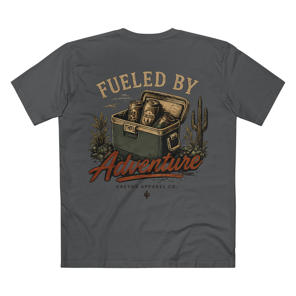 Fueled By Adventure Graphic Tee — Retro Cooler T‑Shirt | Summer 26' Collection