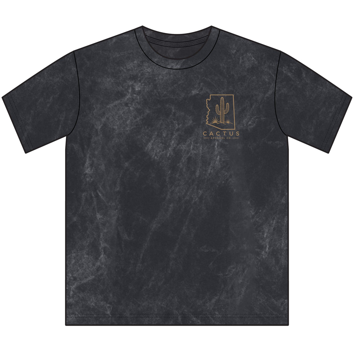 Vintage Cactus Crewneck Tee — Blazing Skeleton Graphic T-shirt | Skeleton Collection