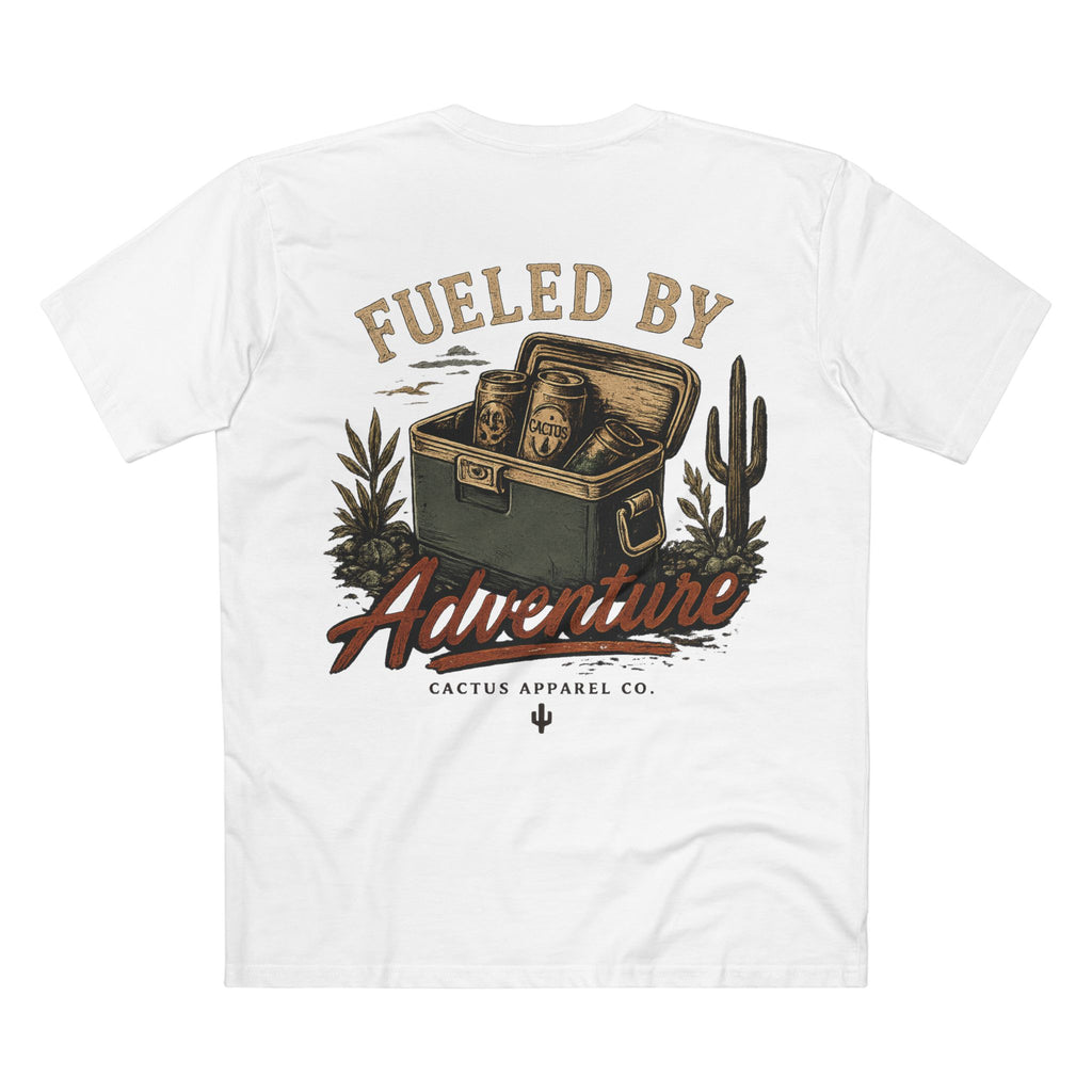 Fueled By Adventure Graphic Tee — Retro Cooler T‑Shirt | Summer 26' Collection