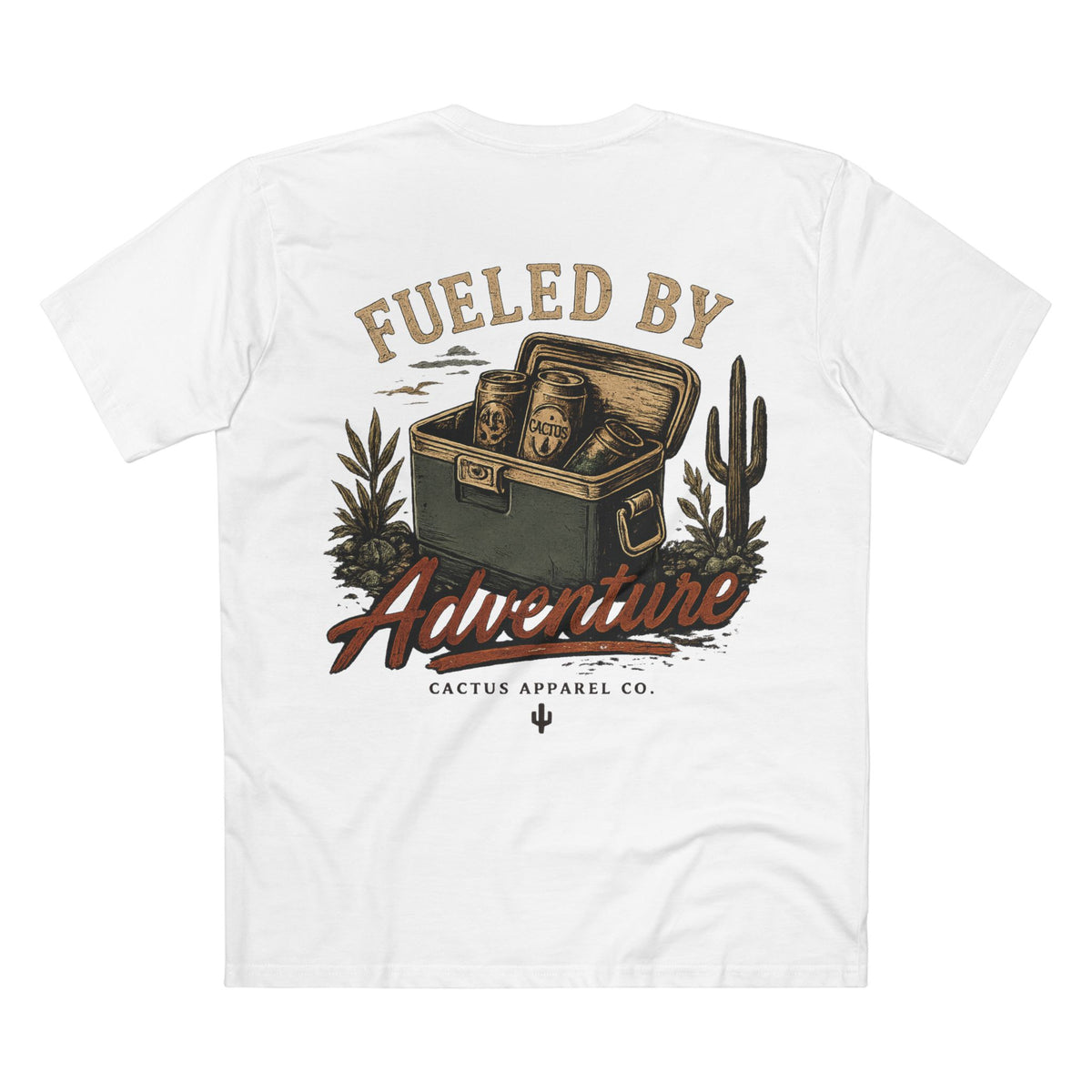 Fueled By Adventure Graphic Tee — Retro Cooler T‑Shirt | Summer 26' Collection
