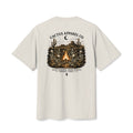 Cactus Campfire Tee — Desert Campfire Graphic T‑Shirt | Skeleton Collection