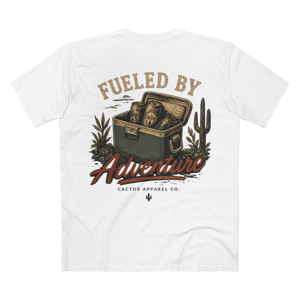 Fueled By Adventure Graphic Tee — Retro Cooler T‑Shirt | Summer 26' Collection