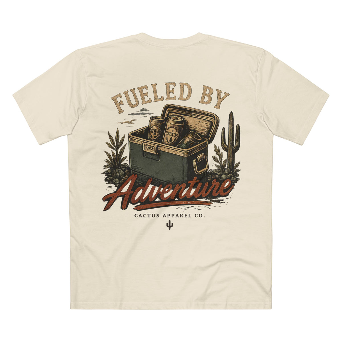 Fueled By Adventure Graphic Tee — Retro Cooler T‑Shirt | Summer 26' Collection