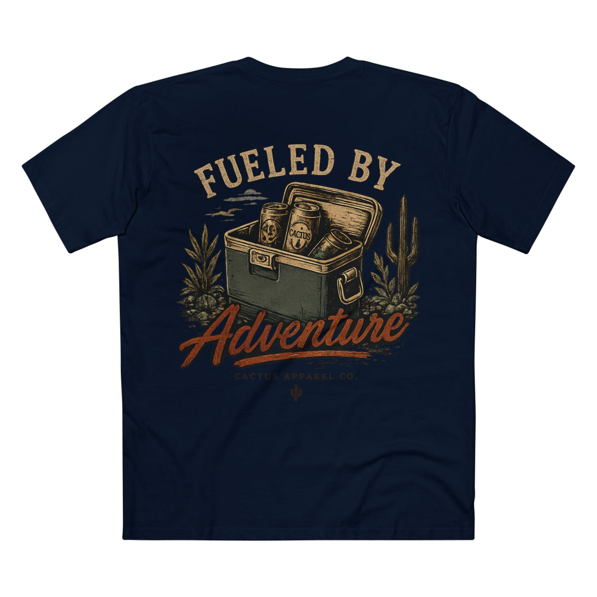 Fueled By Adventure Graphic Tee — Retro Cooler T‑Shirt | Summer 26' Collection