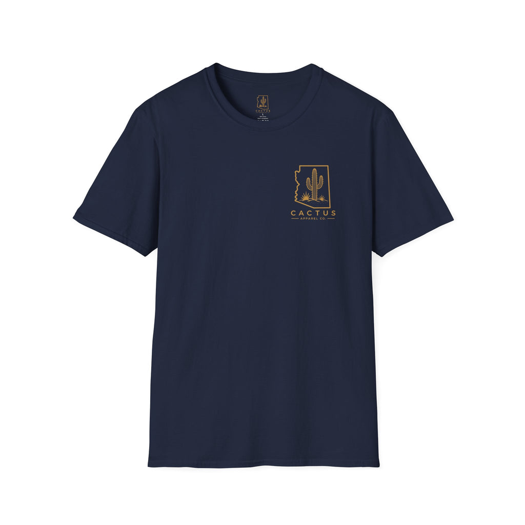Cactus Apparel Co. Logo T-Shirt — Navy/Bronze Logo Tee