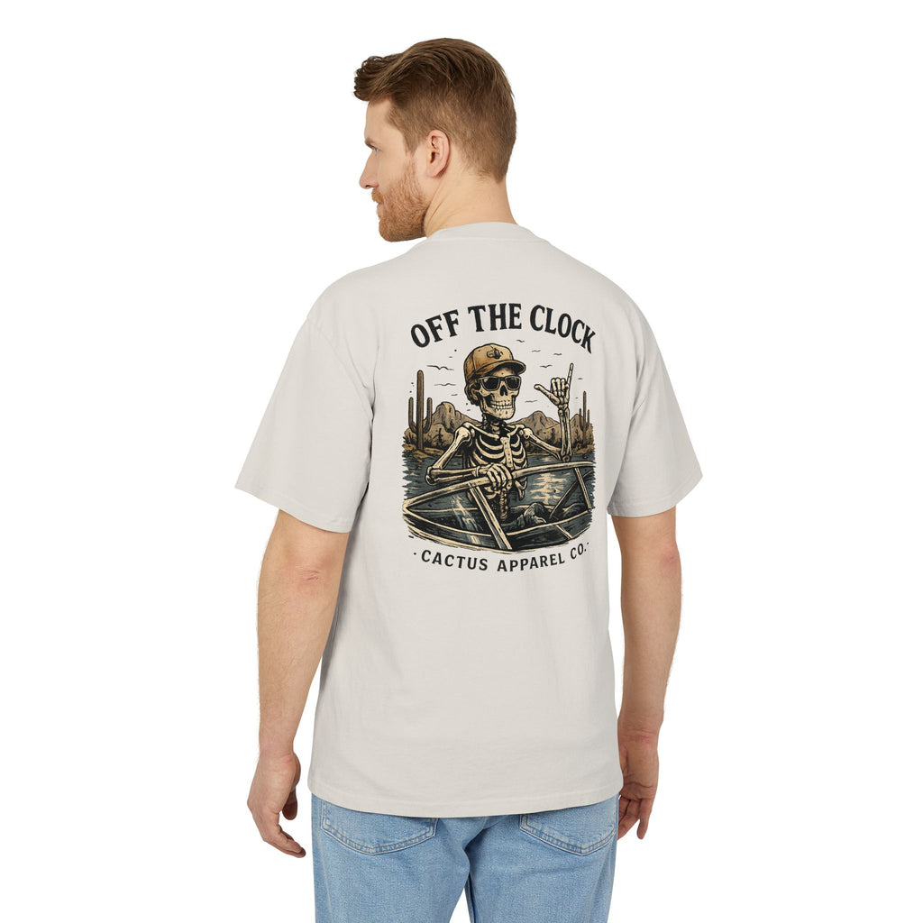 Off The Clock Skeleton Tee — Boating Skeleton Graphic T-Shirt | Skeleton Collection