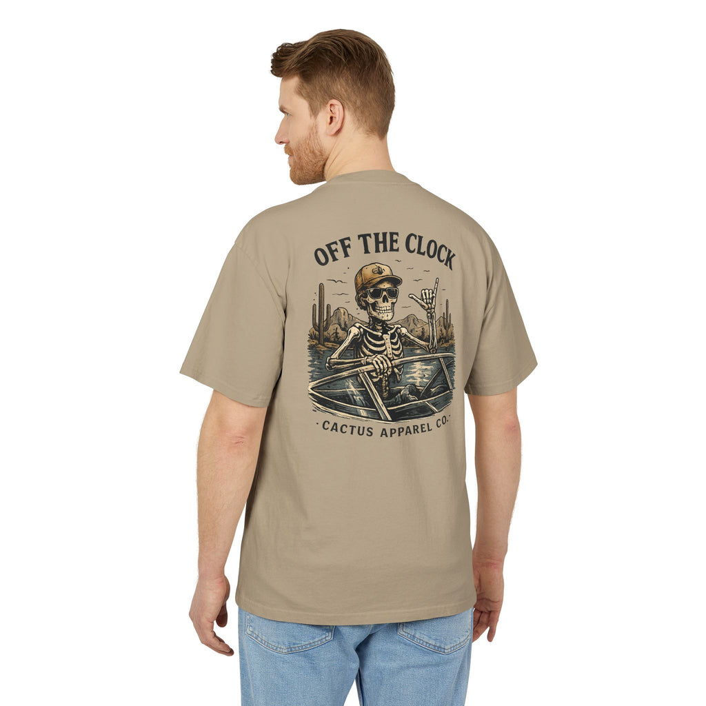 Off The Clock Skeleton Tee — Boating Skeleton Graphic T-Shirt | Skeleton Collection