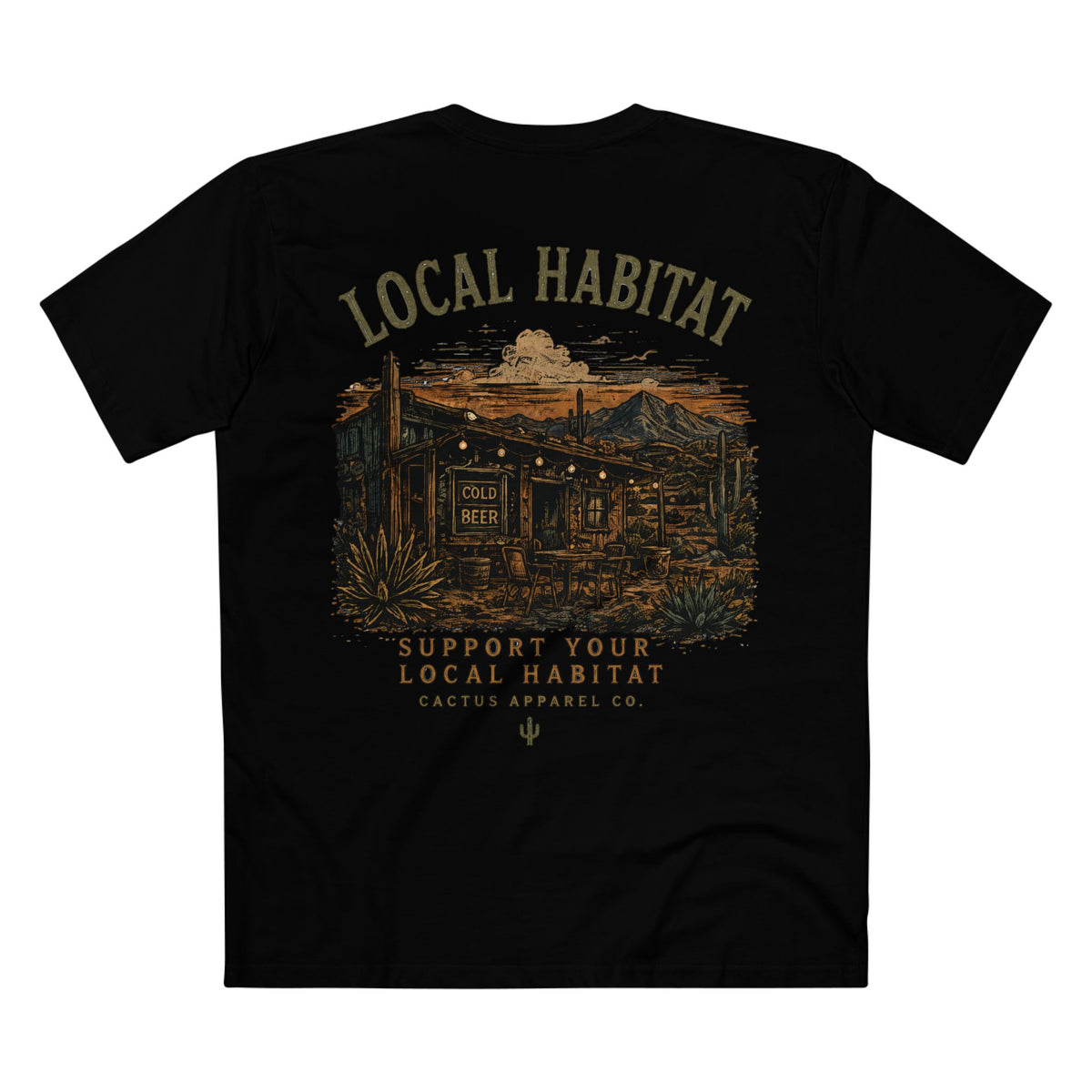 Local Habitat Tee — Desert Saloon Graphic T-Shirt | Summer 26' Collection