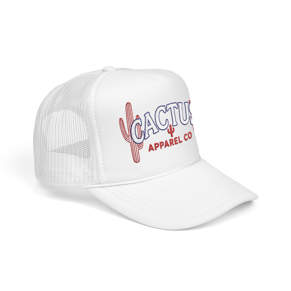 Cactus Foam Trucker Hat — RWB Embroidered Cacti Logo