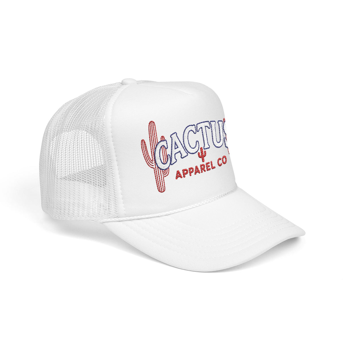 Cactus Foam Trucker Hat — RWB Embroidered Cacti Logo