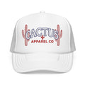 Cactus Foam Trucker Hat — RWB Embroidered Cacti Logo
