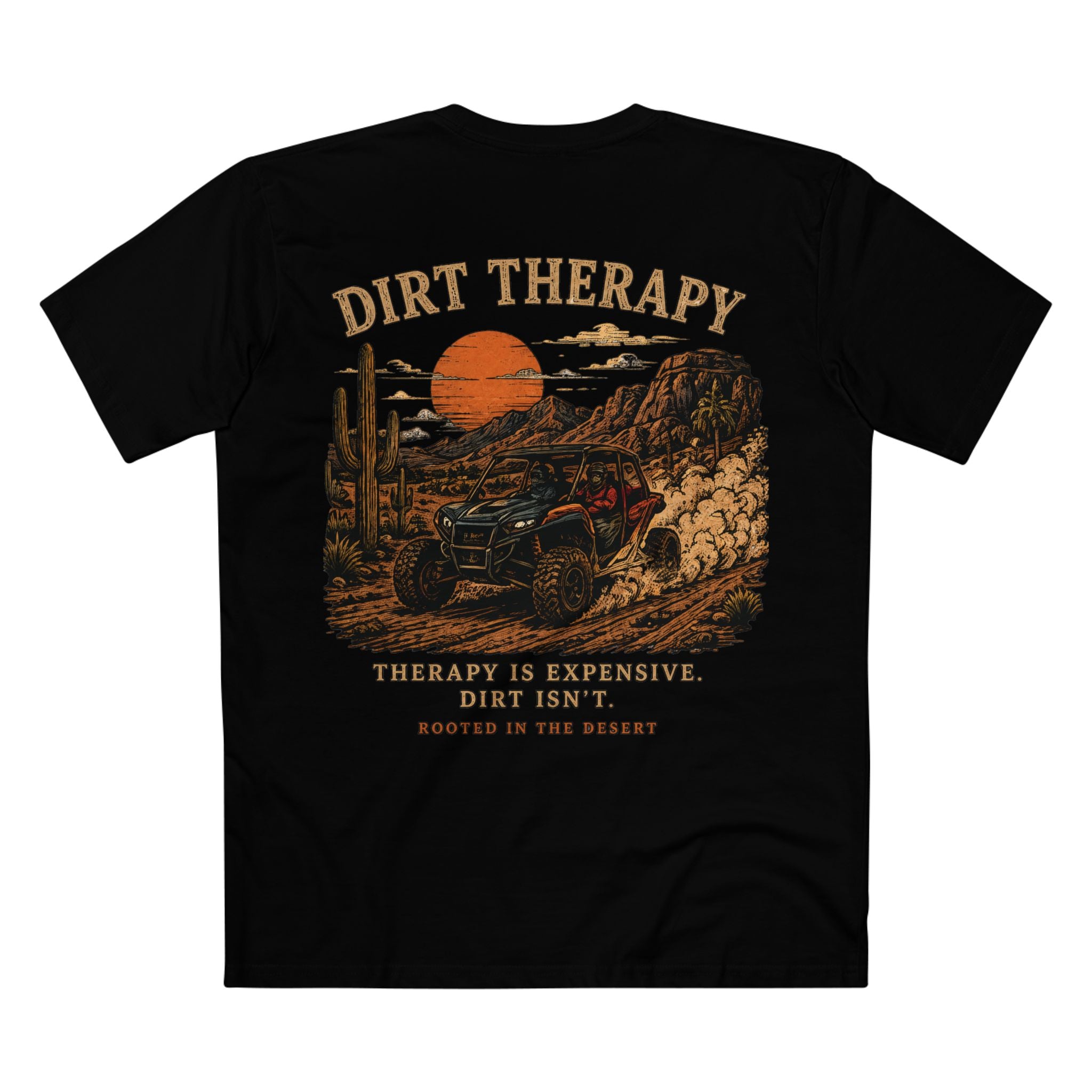 Dirt Therapy Tee — SXS Trail Ride Graphic T-Shirt | Summer 26 Collection