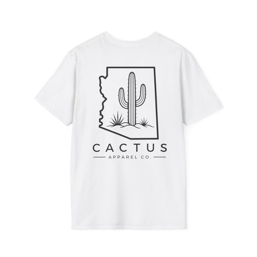Cactus Apparel Co. Logo T-Shirt — White Logo Tee