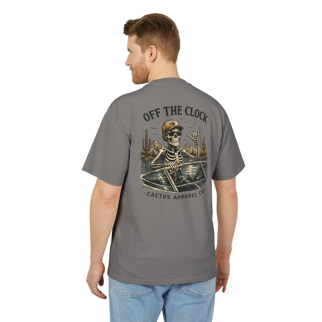 Off The Clock Skeleton Tee — Boating Skeleton Graphic T-Shirt | Skeleton Collection