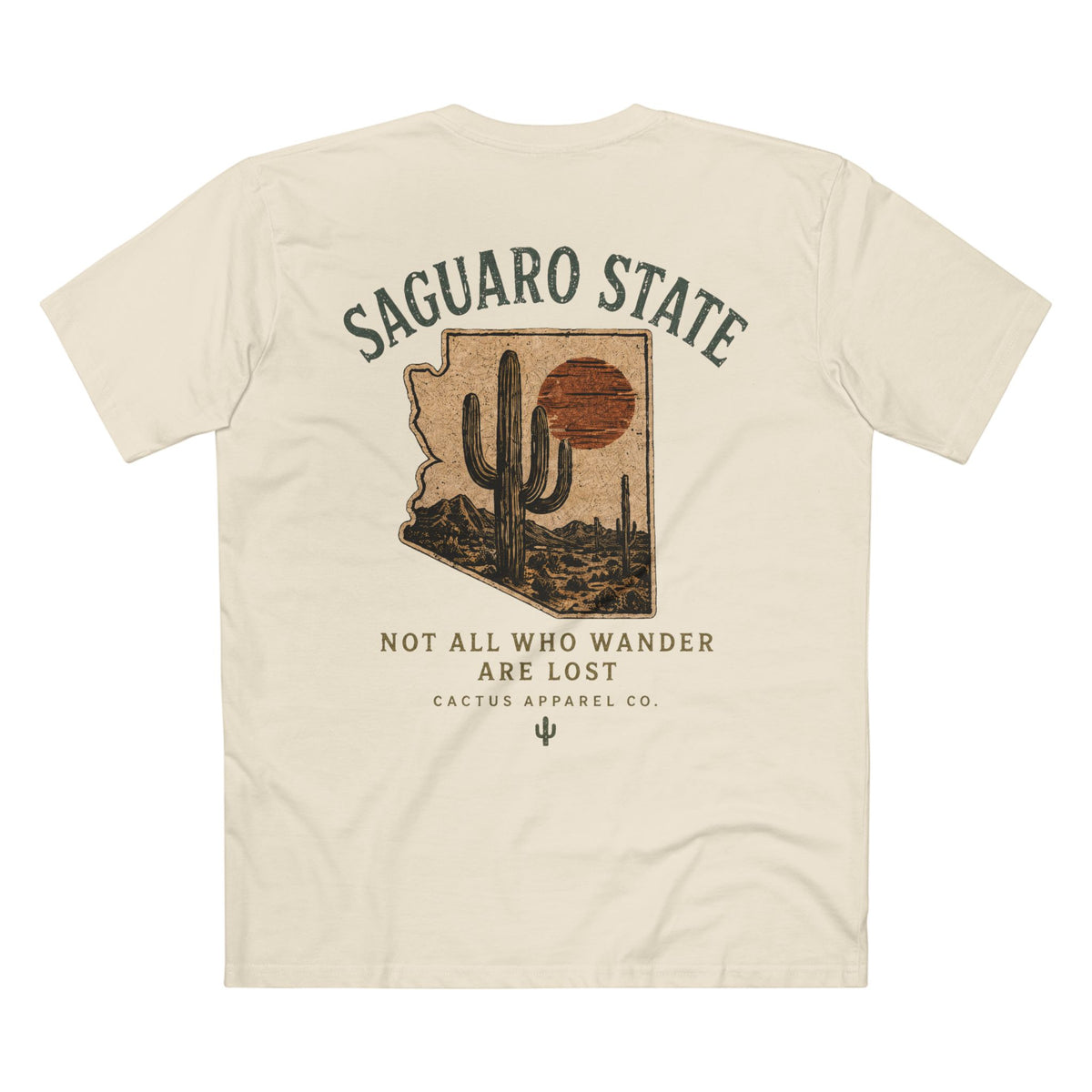 Saguaro State Tee — Saguaro Sunset Graphic T-Shirt | Summer 26' Collection
