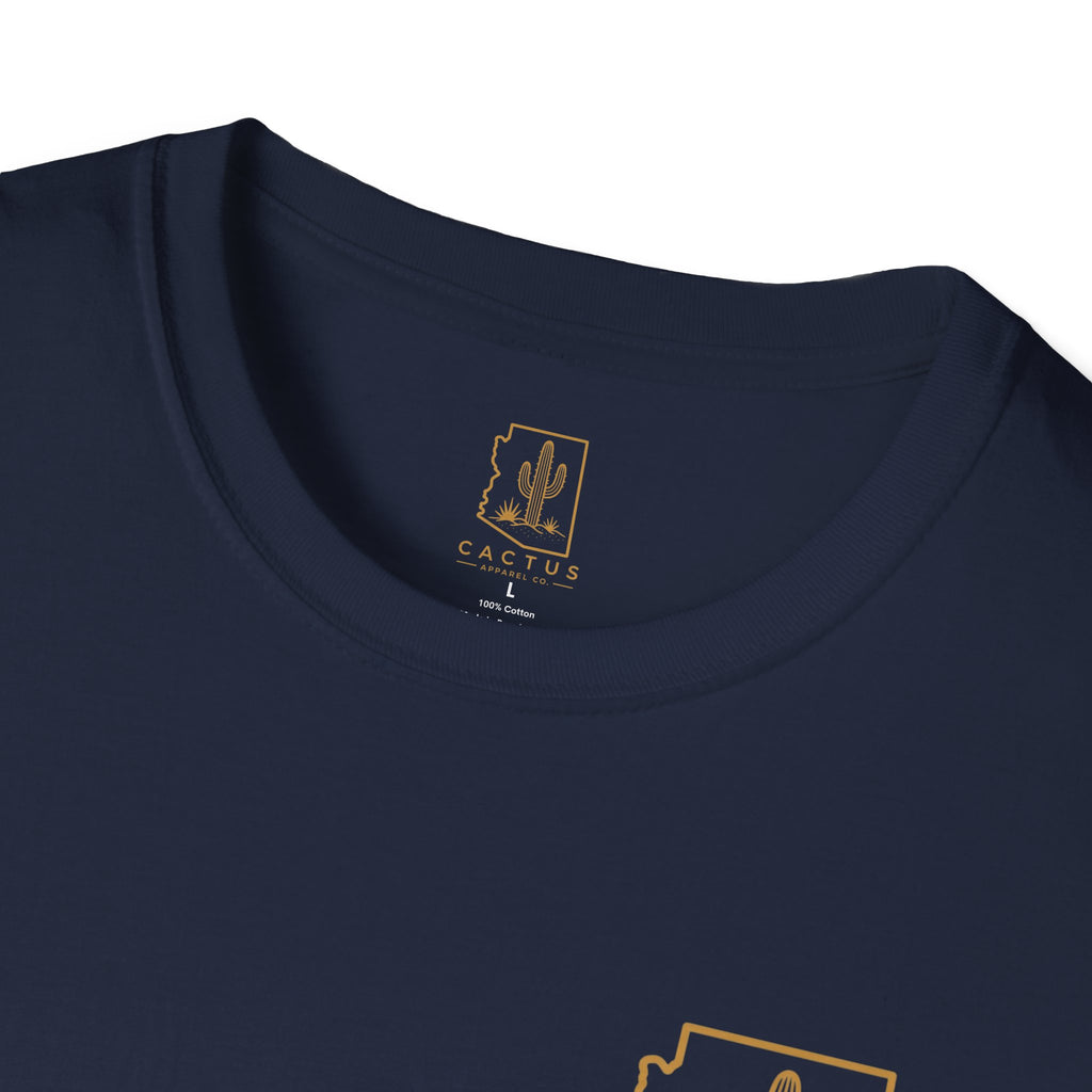 Cactus Apparel Co. Logo T-Shirt — Navy/Bronze Logo Tee