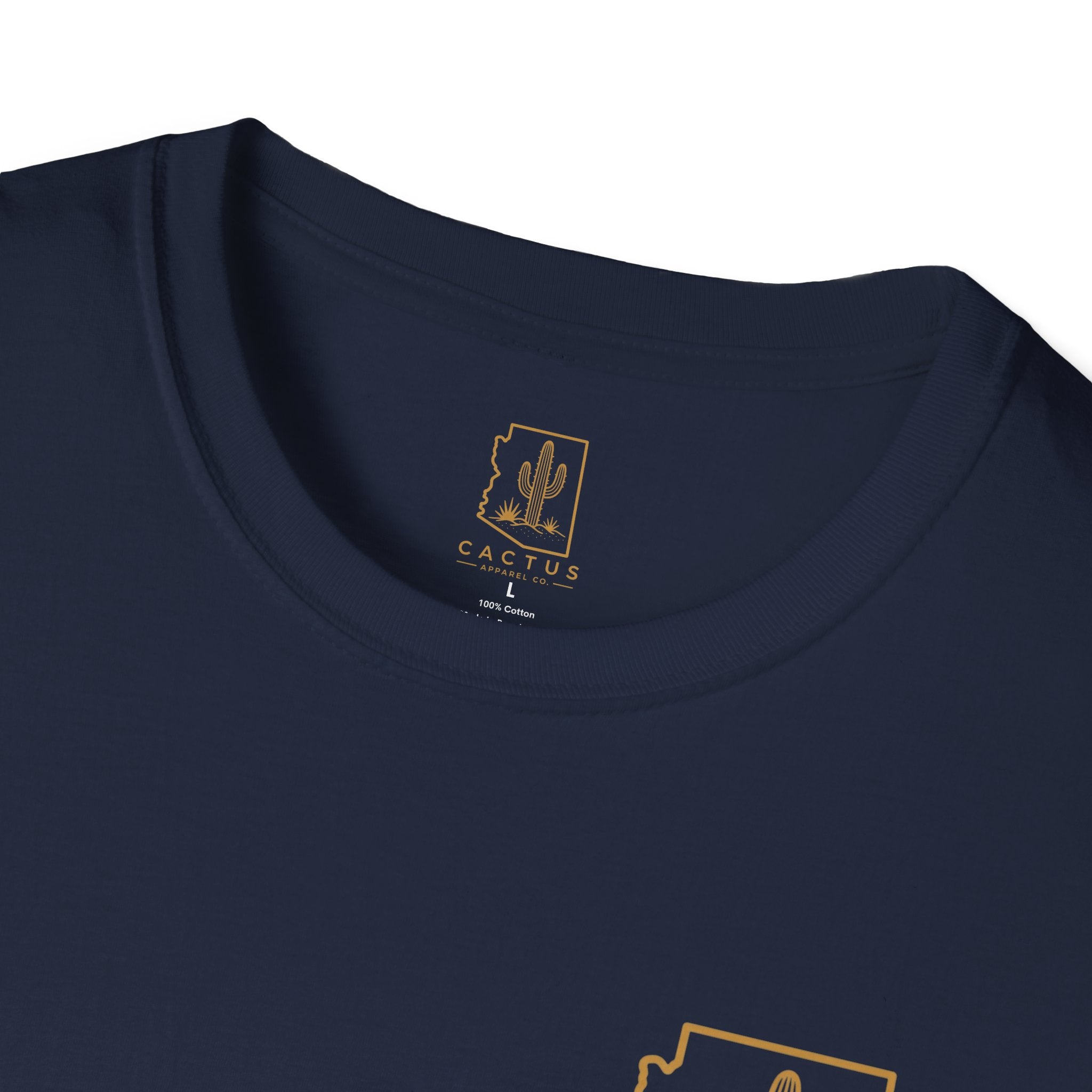 Cactus Apparel Co. Logo T-Shirt — Navy/Bronze Logo Tee