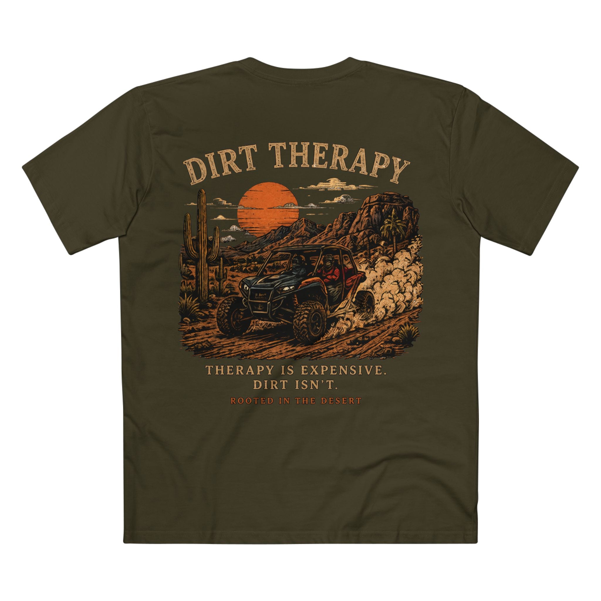Dirt Therapy Tee — SXS Trail Ride Graphic T-Shirt | Summer 26 Collection