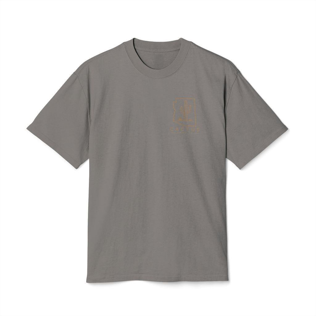 Cactus Campfire Tee — Desert Campfire Graphic T‑Shirt | Skeleton Collection
