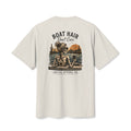Boat Hair Don't Care Tee — Sunset Lake Skeleton Graphic T-Shirt | Skeleton Collection
