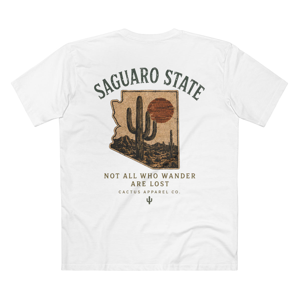 Saguaro State Tee — Saguaro Sunset Graphic T-Shirt | Summer 26' Collection