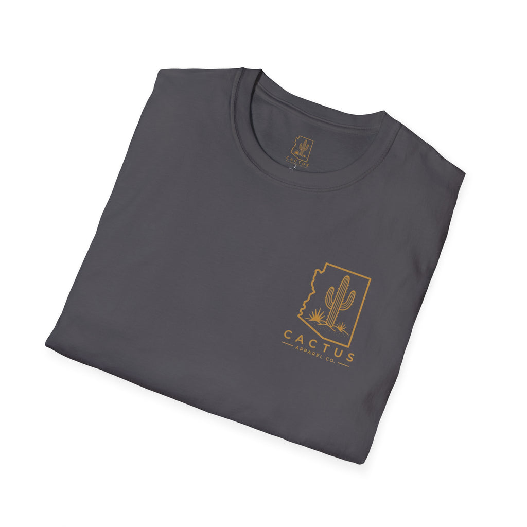 Cactus Apparel Co. Logo T-Shirt — Grey/Bronze Logo Tee